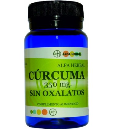 Cúrcuma sin oxalatos 350 mg-60 cápsulas (ALFA HERBAL)