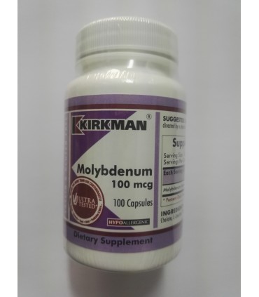 molibdeno 100 mcg-100 capsulas (KIRKMAN)