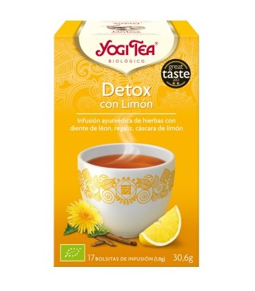 Infusión DETOX con limón BIO (YOGI TEA)