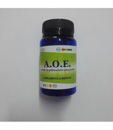 A.O.E. Apoyo Eliminación Oxalatos  60 Cápsulas  (ALFA HERBAL)