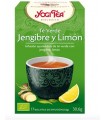 Té verde Jengibre y Limón BIO, 17 bolsitas (YOGI TEA)