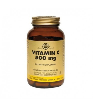 Vitamina C 500 mg-100 cápsulas (SOLGAR)