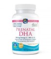 DHA prenatal 830mg omega 3 + 400 IU D3 - 90 cap. (NORDIC NATURALS)