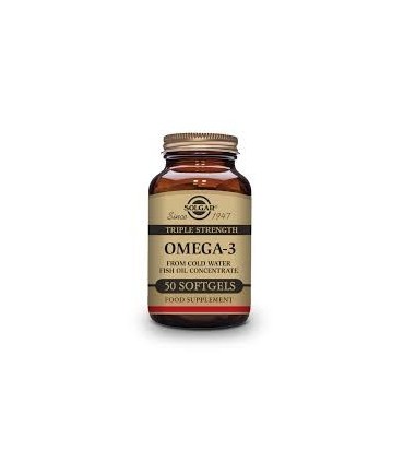 Omega 3 triple concentración 50 capsulas (SOLGAR)