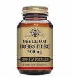 Psyllium fibra cáscara (husks fiber) 500 mg-200 cápsulas (SOLGAR)