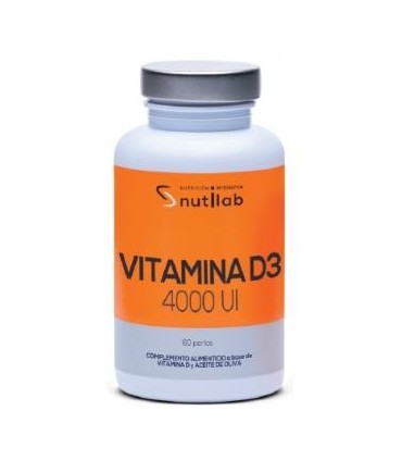 Vitamina d3 4000 UI  60 perlas (NUTILAB)