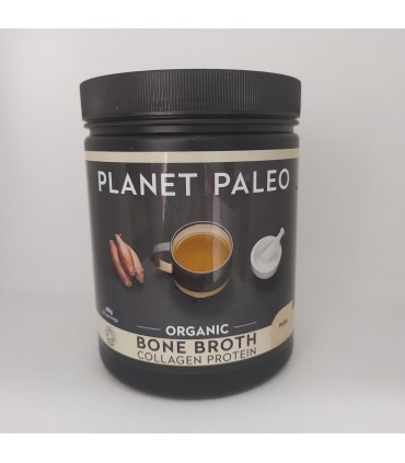 Organic bone broth collagen protein Pure 450 gr. Proteina caldo de huesos (PLANET PALEO)