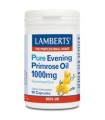 Aceite de primura 1000 mg Pure evening primrose oil 90 capsulas (LAMBERT)