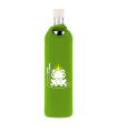 Botella Flaska con funda de Neopreno Kids Ranita Encantada verde 300ml (FLASKA)