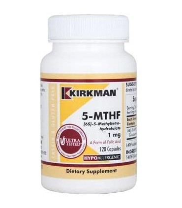 5-MTHF 5 Methyltetrahydrofolate 1 mg-60 cap (kirkman)