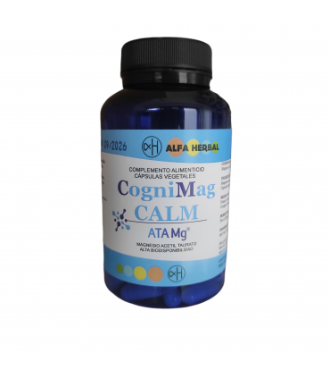 CogniMag CALM ATA Mg Magnesio Acetil Taurato 100 Capsulas (ALFA HERBAL)