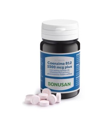 Coenzima B12 1500 mcg plus 90 tabletas BONUSAN