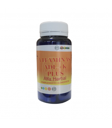 Vitaminas ADE+K plus 60 cápsulas  (ALFA HERBAL)