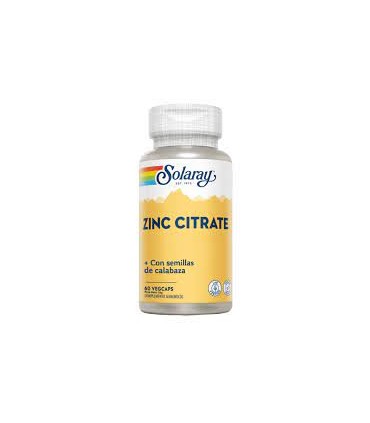 Zinc citrate (antes zinc) 50mg-60 cápsulas (SOLARAY)