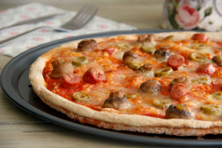 Receta: Base para pizza sin gluten ni levadura